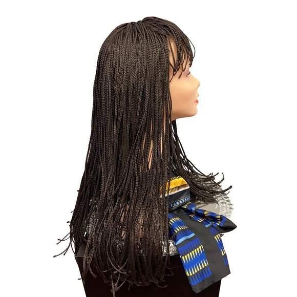 Braided wig with bangs - Picture 5 of 6